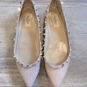 Valentino Garavani rockstud flats 41.5(fits 10-11)